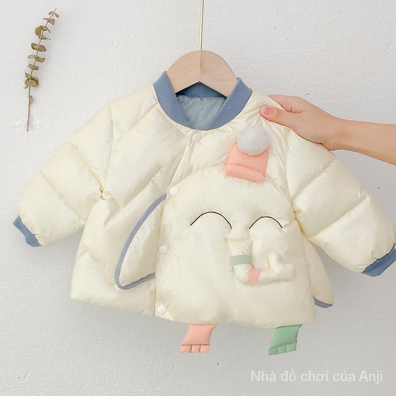 2021 Fall And Winter New Kids Cotton Fur Coat Infant And Young Kids Cartoon Baby Cotton Jacket