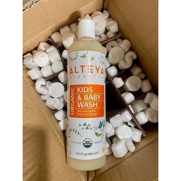 Sữa Tắm Gội Hữu Cơ Cho Bé Alteya Organics Baby Wash