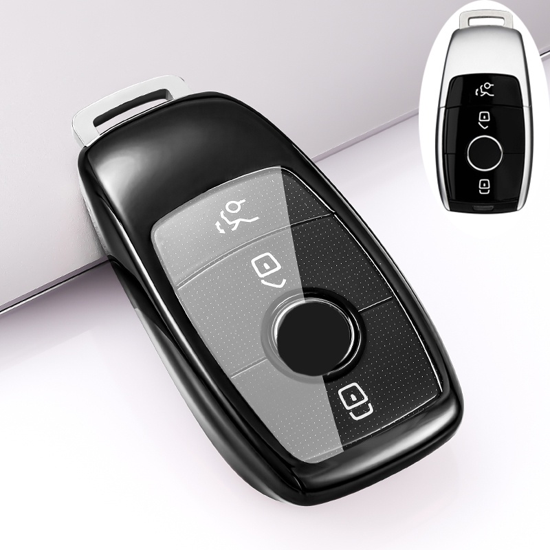 Vỏ TPU bọc chìa khóa xe hơi dành cho Mercedes Benz E C S GLC Class E200 E400 E63