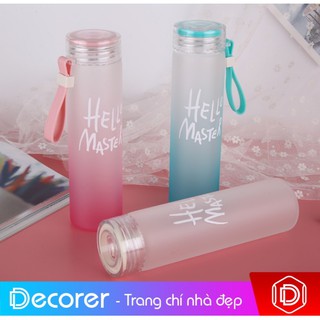 Bình đựng nước thể thao hello master 480ml