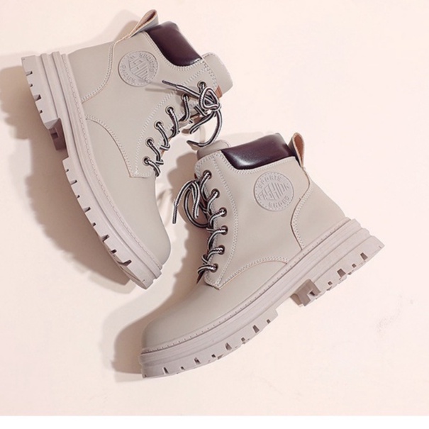 Bốt, boots cổ thấp buộc dây khâu đế phối da xịn 2022, 2023 Full box
