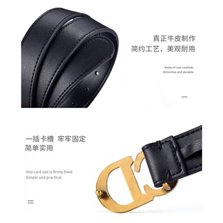 Thắt Lưng CD! Hàng Có Sẵn! Thắt Lưng Da Thật Thời Trang