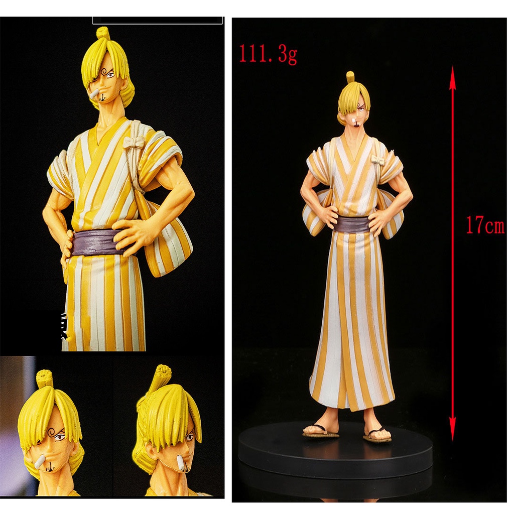 Mô hình One Piece Luffy Zoro Sanji Nami Robin Chopper Usopp Brook O Kiku ở wano quốc
