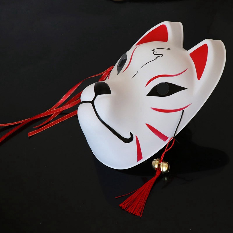 Mặt Nạ Cáo Hóa Trang Halloween Phong Cách Nhật Bản-Mặt Nạ Hóa Trang Hình Cáo Độc Đáo