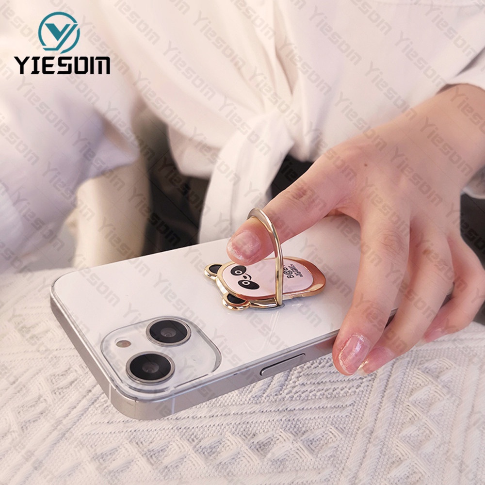 Vòng Nhẫn Giá Đỡ Điện Thoại Đa Năng Hình Gấu Hoạt Hình