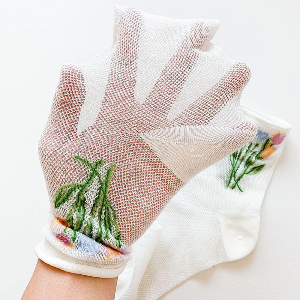 Vớ Cổ Trung Thêu Họa Tiết Dễ Thương Thời Trang Mùa Hè Cho Nữ