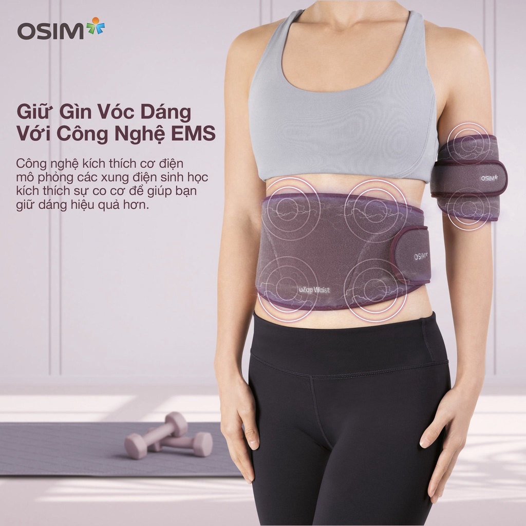 Đai tay OSIM uZap Arm săn chắc, thon gọn cơ bắp