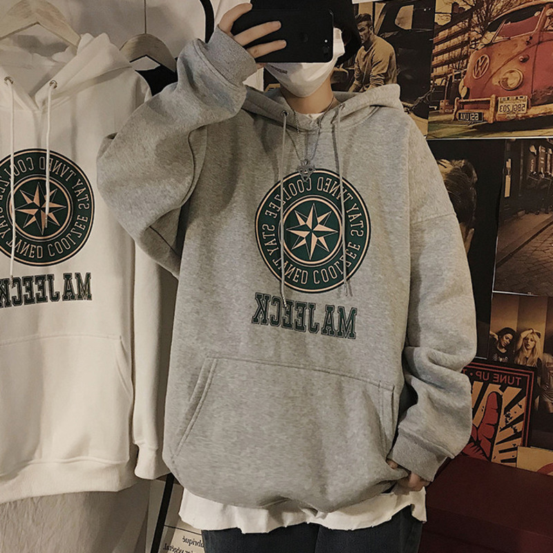 Áo hoodie dáng rộng thời trang phong cách cho các cặp đôi #6