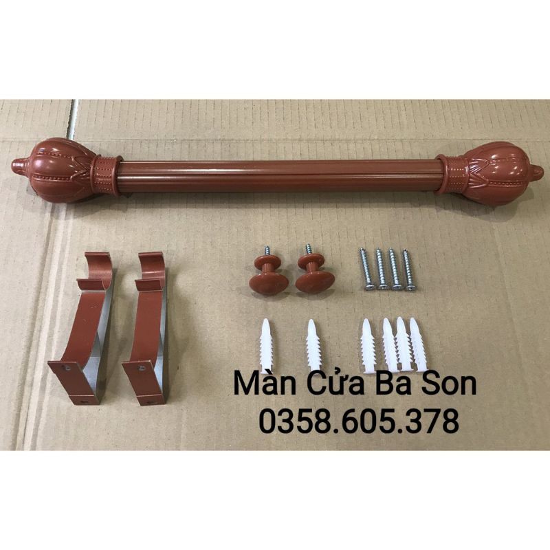 Thanh treo Màn/rèm 1m - 4m Đầy Đủ Phụ Kiện