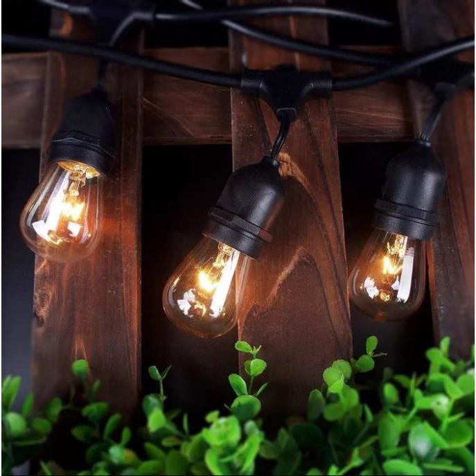 Dây đèn bóng led edison ST64 3 mét 6 bóng4w đèn trang trí