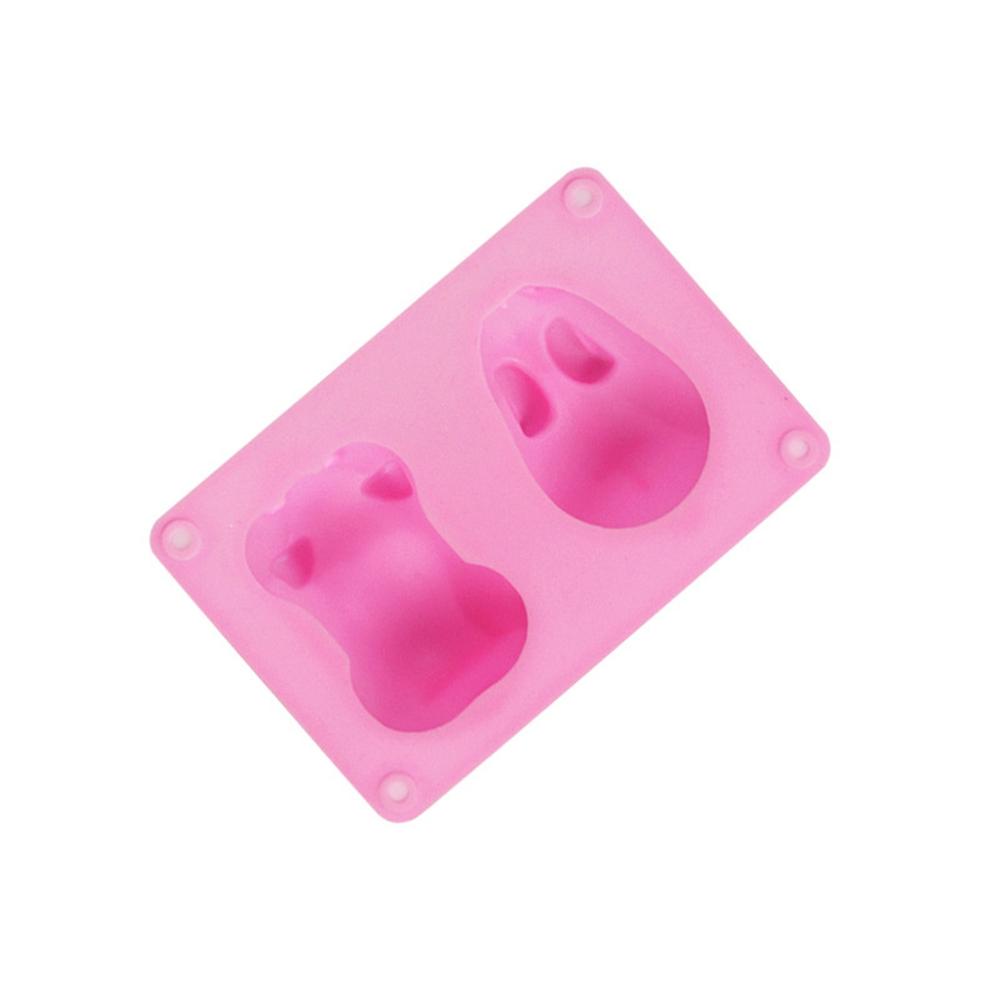 Khuôn Silicone Làm Bánh Hình Thỏ / Heo Đáng Yêu