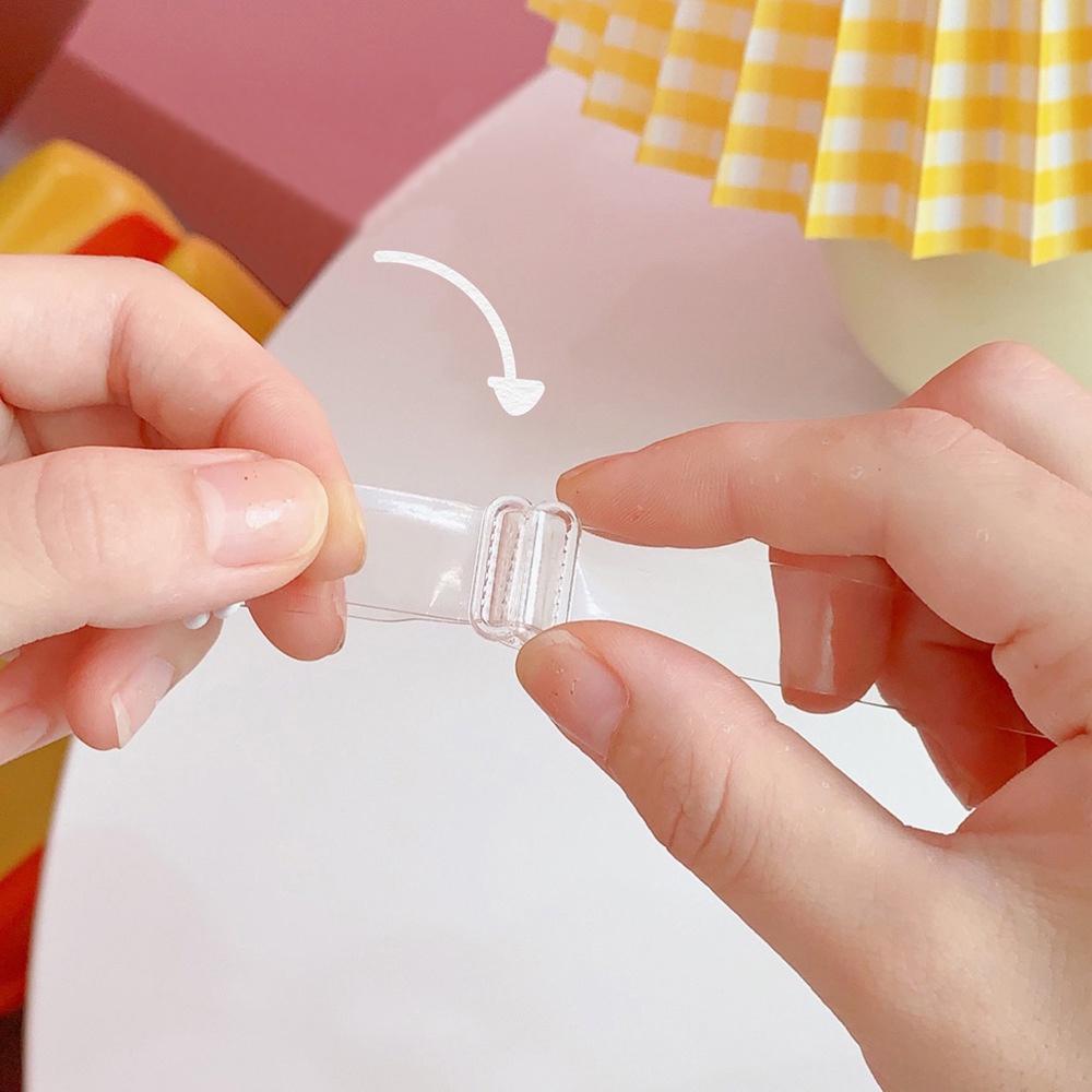 Dây Áo Ngực Trong Suốt Co Giãn Có Thể Tháo Rời Cho Nữ