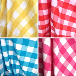 V255🌈 VẢI KATE CHUN CARO MAY HANDMADE/ ĐỒ BABY/ OUTFIT DOLL...