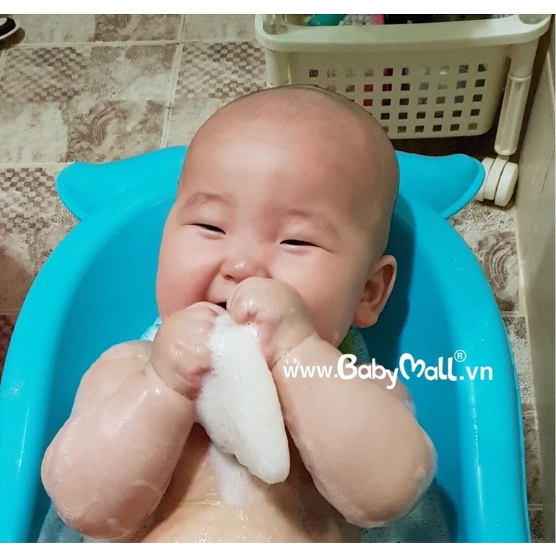 Bông tắm hữu cơ cho bé
