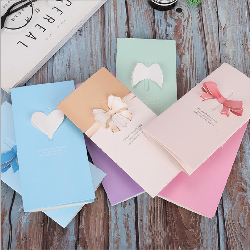Thiệp chúc mừng hình dạng 3D dễ thương có thể gấp gọn