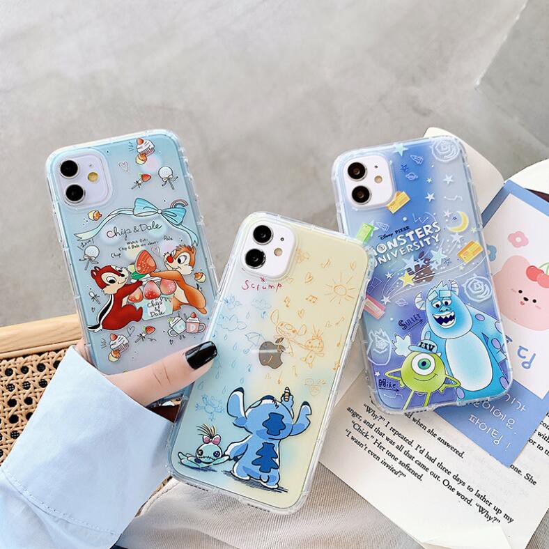 Ốp iphone Ốp Lưng Silicone Họa Tiết Hoạt Hình Thời Trang Cho Iphone 12 ProMax 6s 7 8 Plus Iphone11/13 pro max 7Plus 8P Se2 X Xr Xsmax 13mini