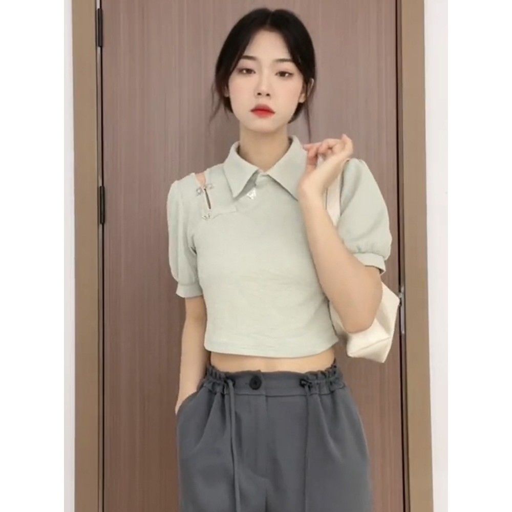 Áo Thun NgắN Tay Có Cổ ThờI Trang JL-TX-414