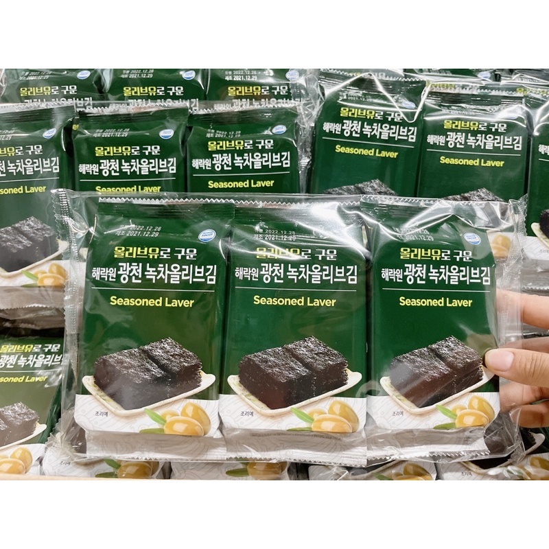 1 Lốc 3 Gói Rong Biển Ăn Liền Hàn Quốc