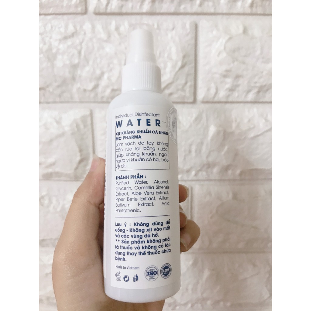 Xịt rửa tay khô 💎Free Ship💎 khử trùng sát khuẩn Pharma 120ml - Có tem chống hàng giả | BigBuy360 - bigbuy360.vn