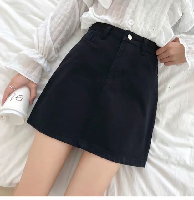 CHÂN VÁY CHỮ A TRƠN ULZZANG SIÊU HOT ( CÓ BIGSIZE ) | BigBuy360 - bigbuy360.vn