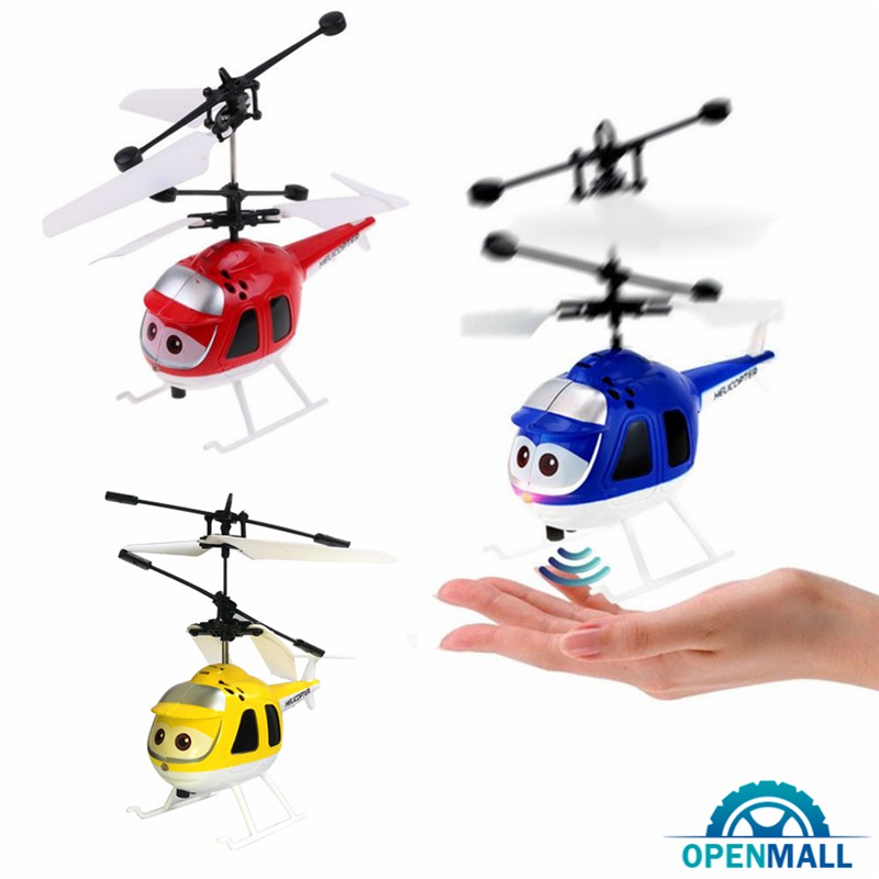 Đồ chơi máy bay trực thăng điều khiển từ xa có đèn LED thiết kế đáng yêu bắt mắt