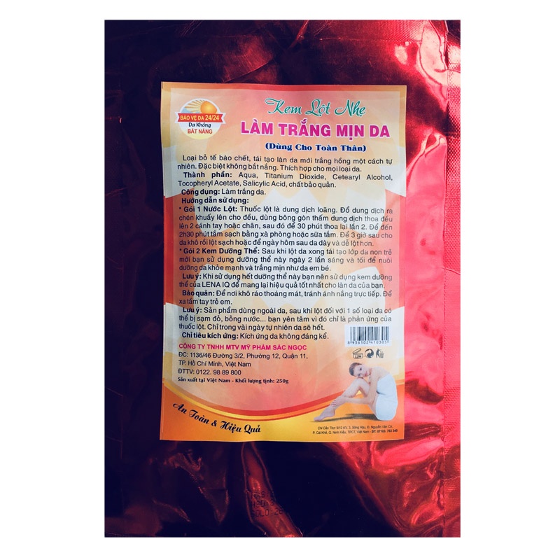 Kem lột nhẹ làm trắng mịn da toàn thân Q30 LENA-IQ - 250g | BigBuy360 - bigbuy360.vn