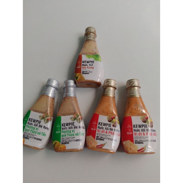 Nước sốt mè rang Kewpie các loại 2024