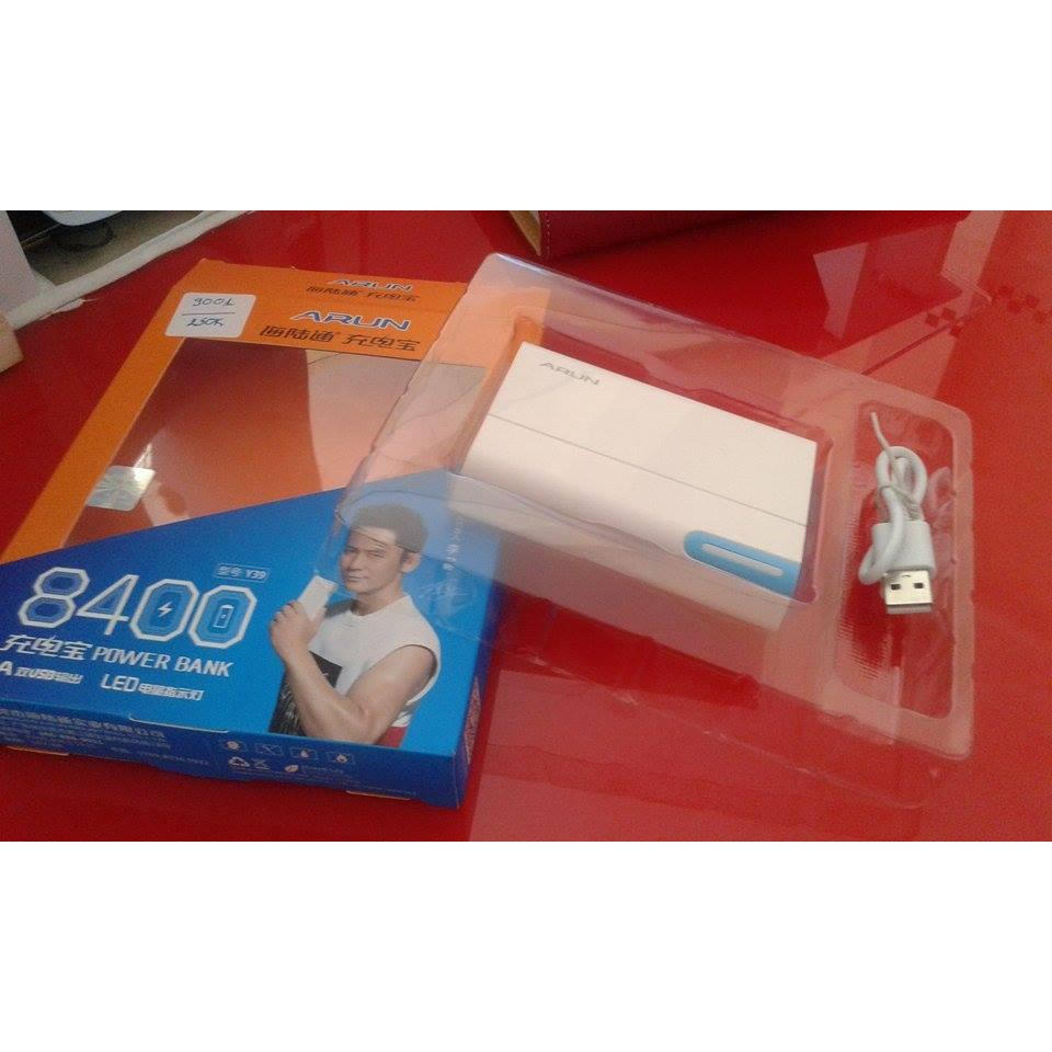Pin dự phòng sạc dự phòng Arun 8.400mah nhỏ gọn tiện dụng