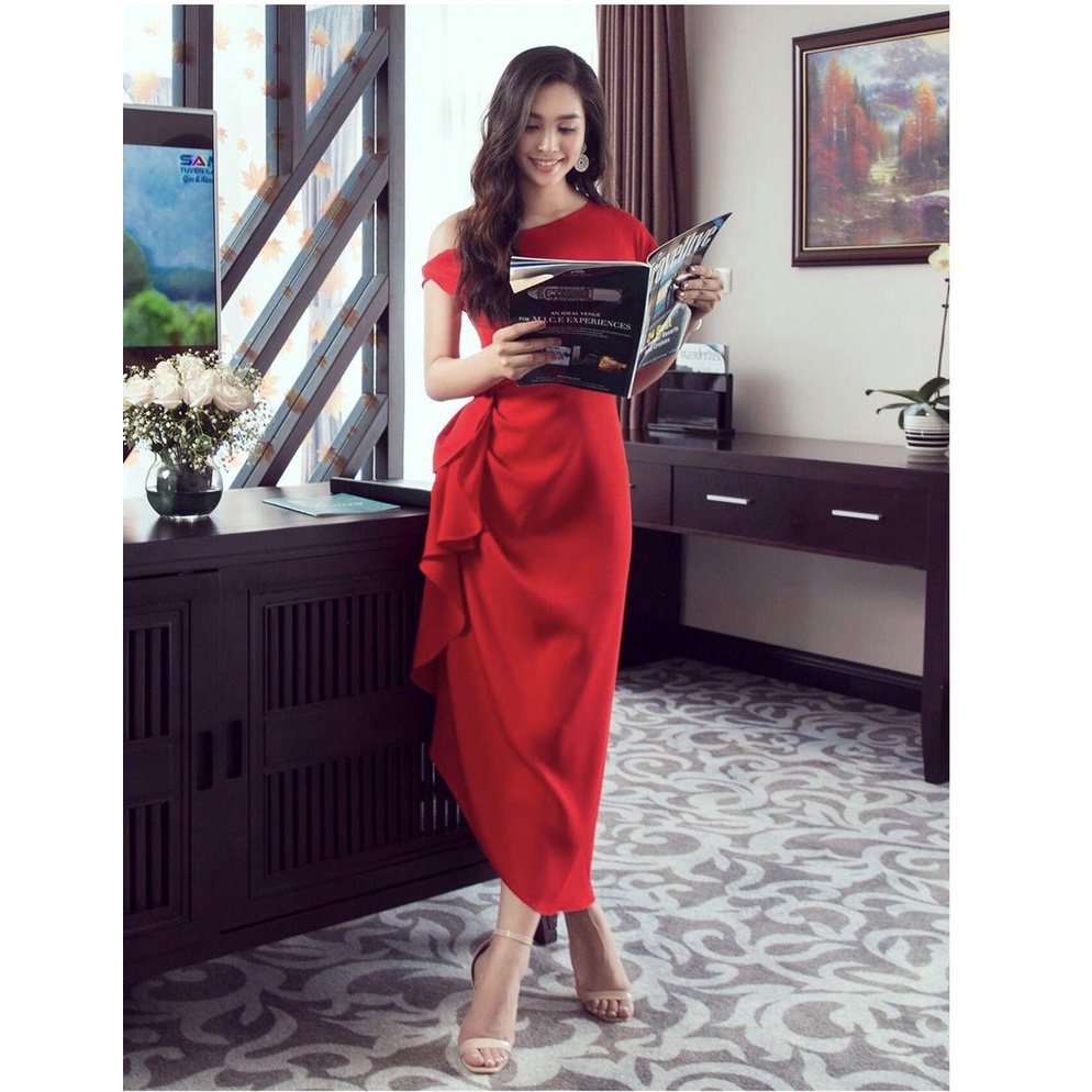Đầm body dự tiệc thiết kế lệch vai cao cấp sang trọng - CAT BOUTIQUE - BD110