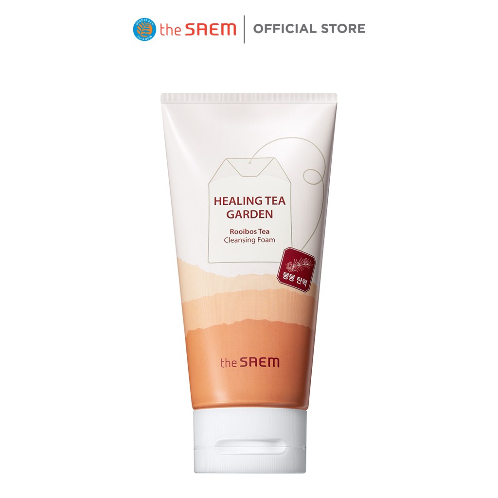 Sữa Rửa Mặt Cải Thiện Độ Đàn Hồi the SAEM Healing Tea Garden Rooibos Tea Cleansing Foam