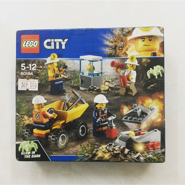 LEGO City 60184 - Mining Team - Bộ xếp hình Lego  Đội đào mỏ