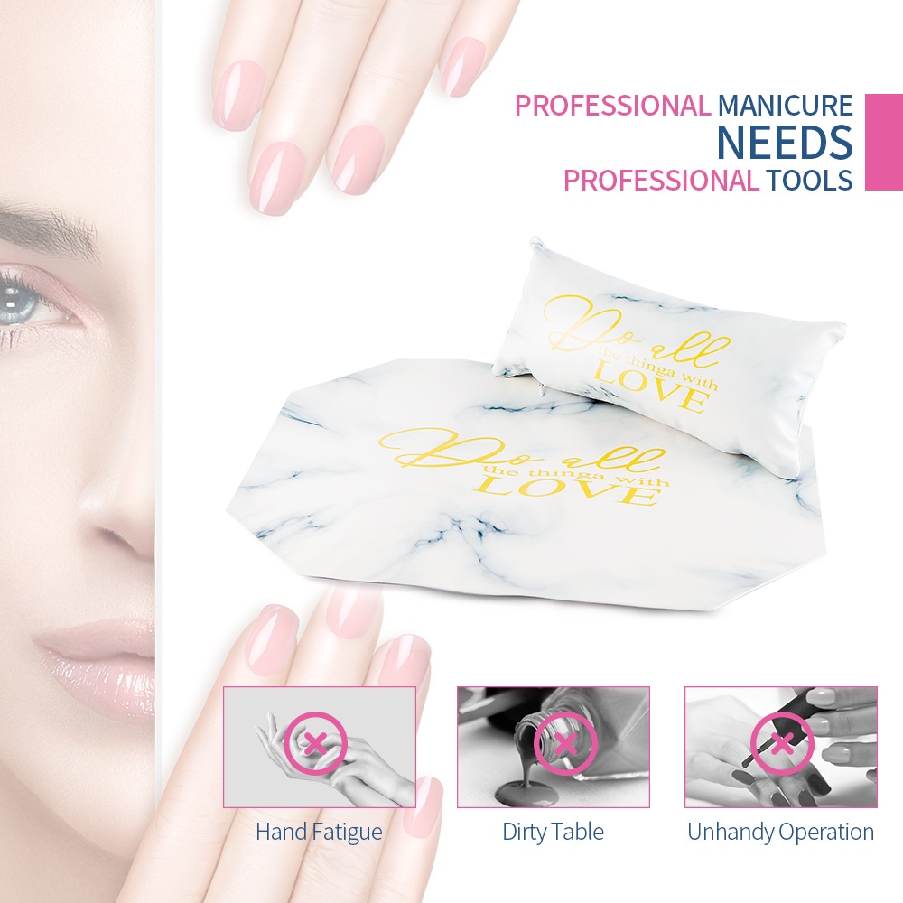 Foreverlily Gối Kê Tay Làm Móng Mẫu Mới Phong Cách Nhật Bản Chất Lượng Cao