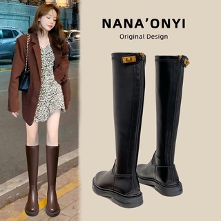 Giày bốt cổ cao thời trang sành điệu cao cấp cho nữ