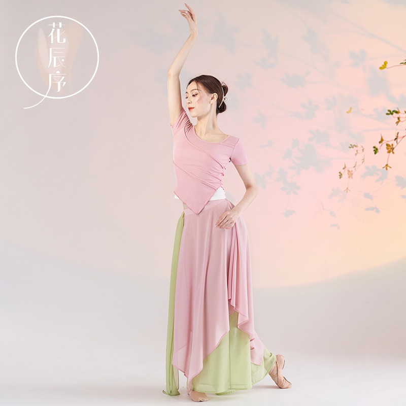 Bộ Quần Áo Tập Yoga / Nhảy Tay Ngắn Kiểu Cổ Điển Thời Trang Mùa Hè Cho Nữ