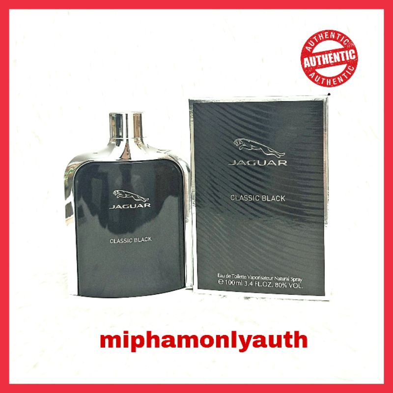 (Chính hãng) Nước hoa nam Jaguar Classic Black EDT 100ml