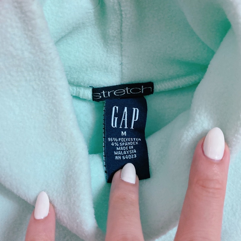 Áo hoodie len bông xanh mint cao cấp chính hãng GAP thanh lý mới