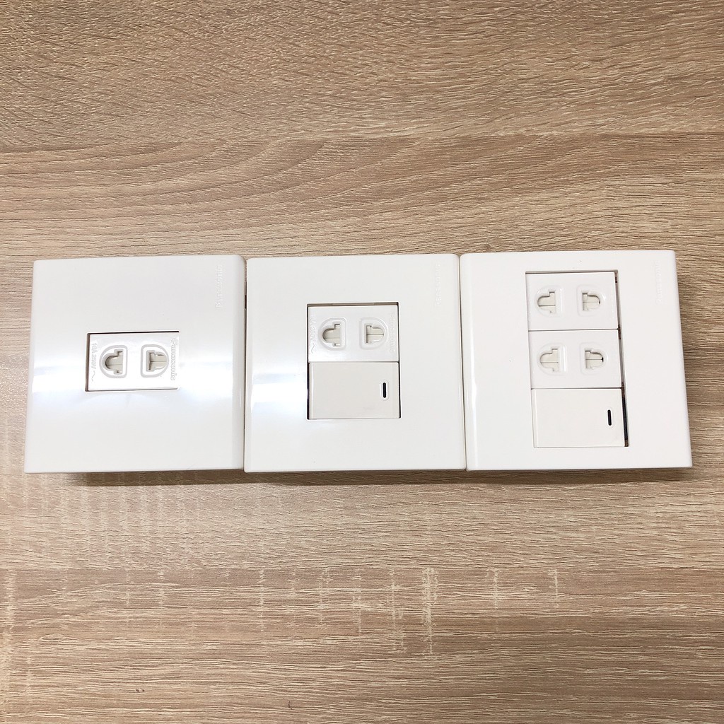 Ổ căm điện ba chấu hai chấu thiết bị điện Panasonic Wide Hàng chính hãng Cao Cấp