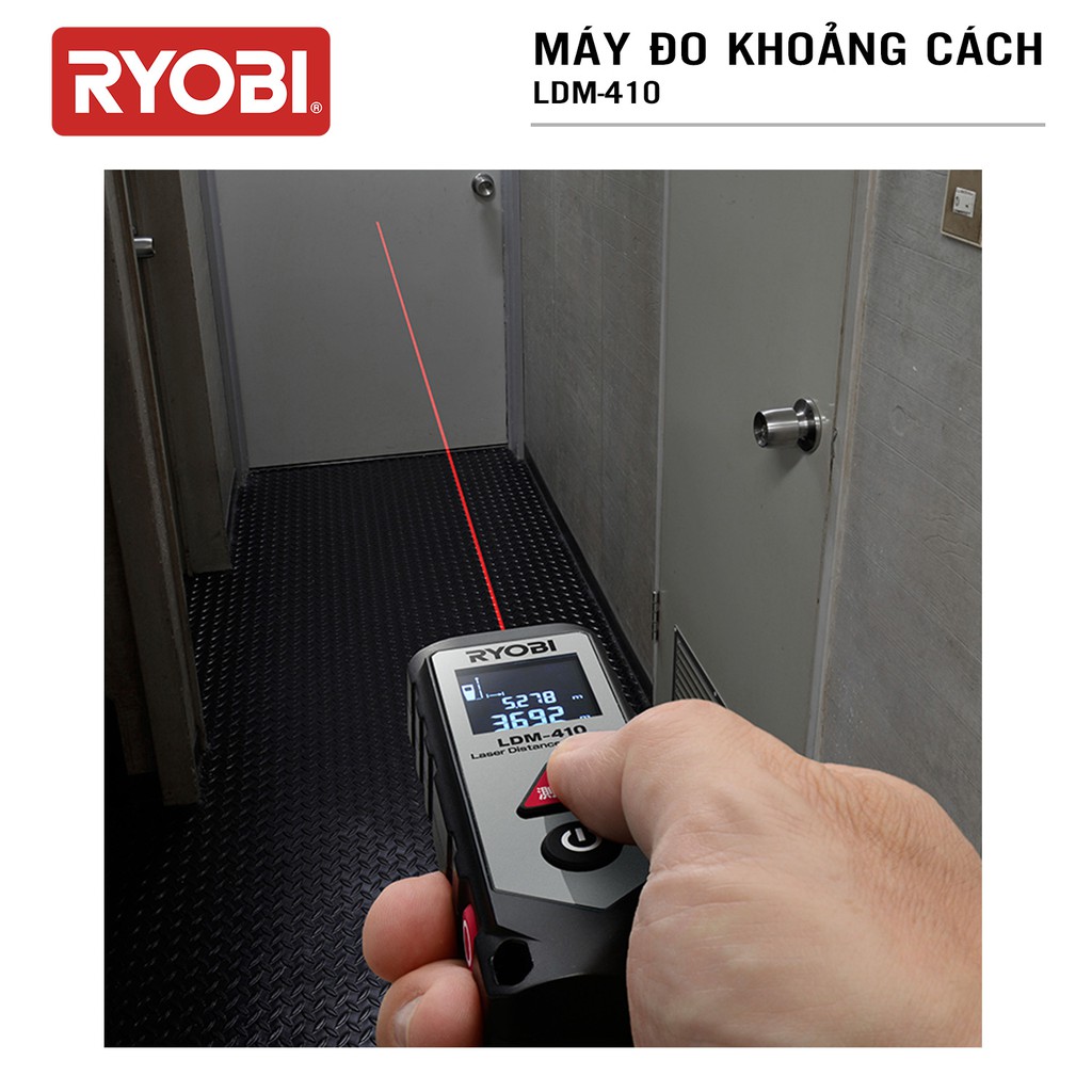 Máy đo khoảng cách laser (laze) RYOBI (KYOCERA) - LDM-410