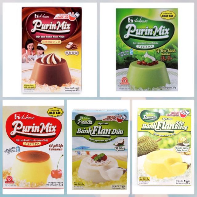 Bột bánh plan Purin Mix 6 vị