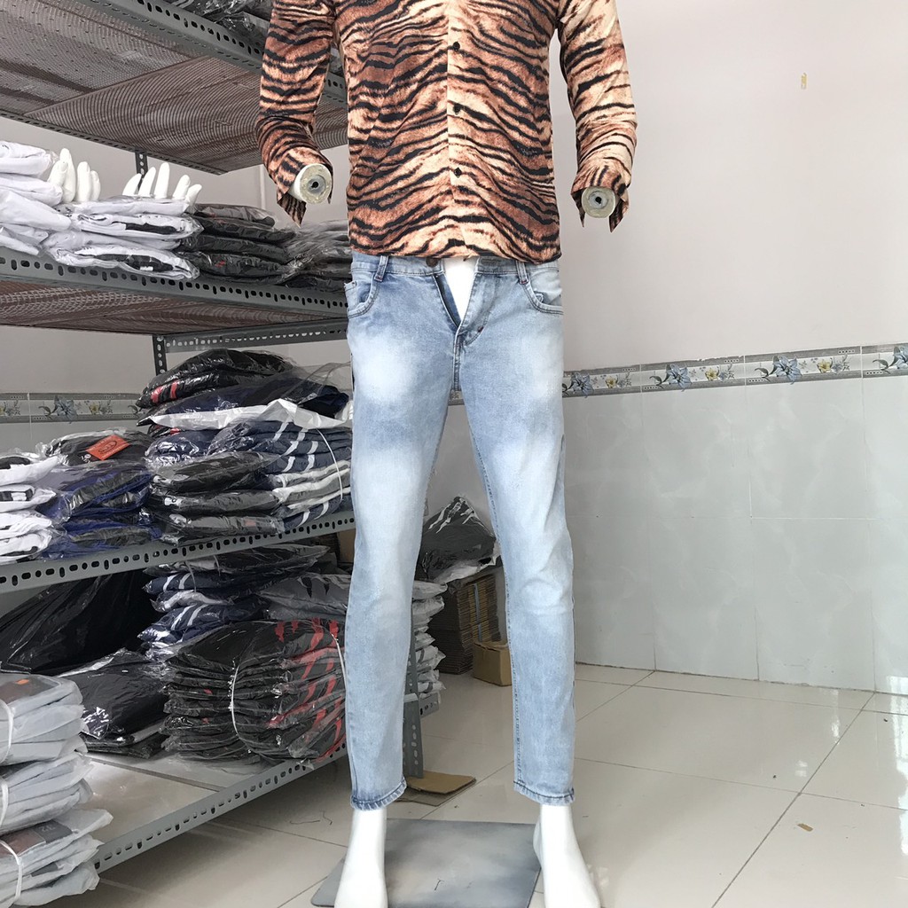 quần jean nam cao cấp đẹp bạc xước đùi 2019 phong cách thời trang MINH ANH SHOP