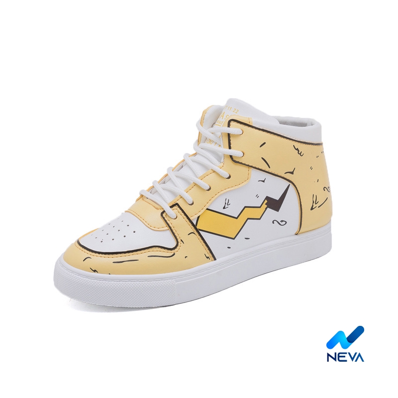 HOT_ Giày thể thao, sneaker cho nữ mix trắng vàng hiện đại NEVA2547