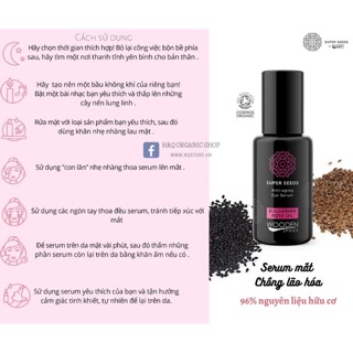 Serum hữu cơ vùng da mắt |96% nguyên liệu hữu cơ|