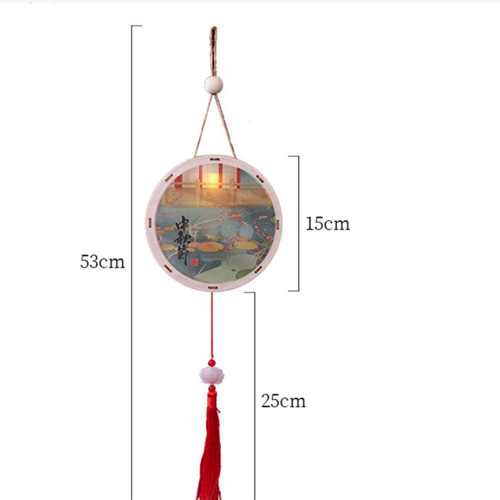 Mocho Lồng Đèn Trung Quốc Bằng Gỗ Hình Thỏ Làm Thủ Công Giữa Thu