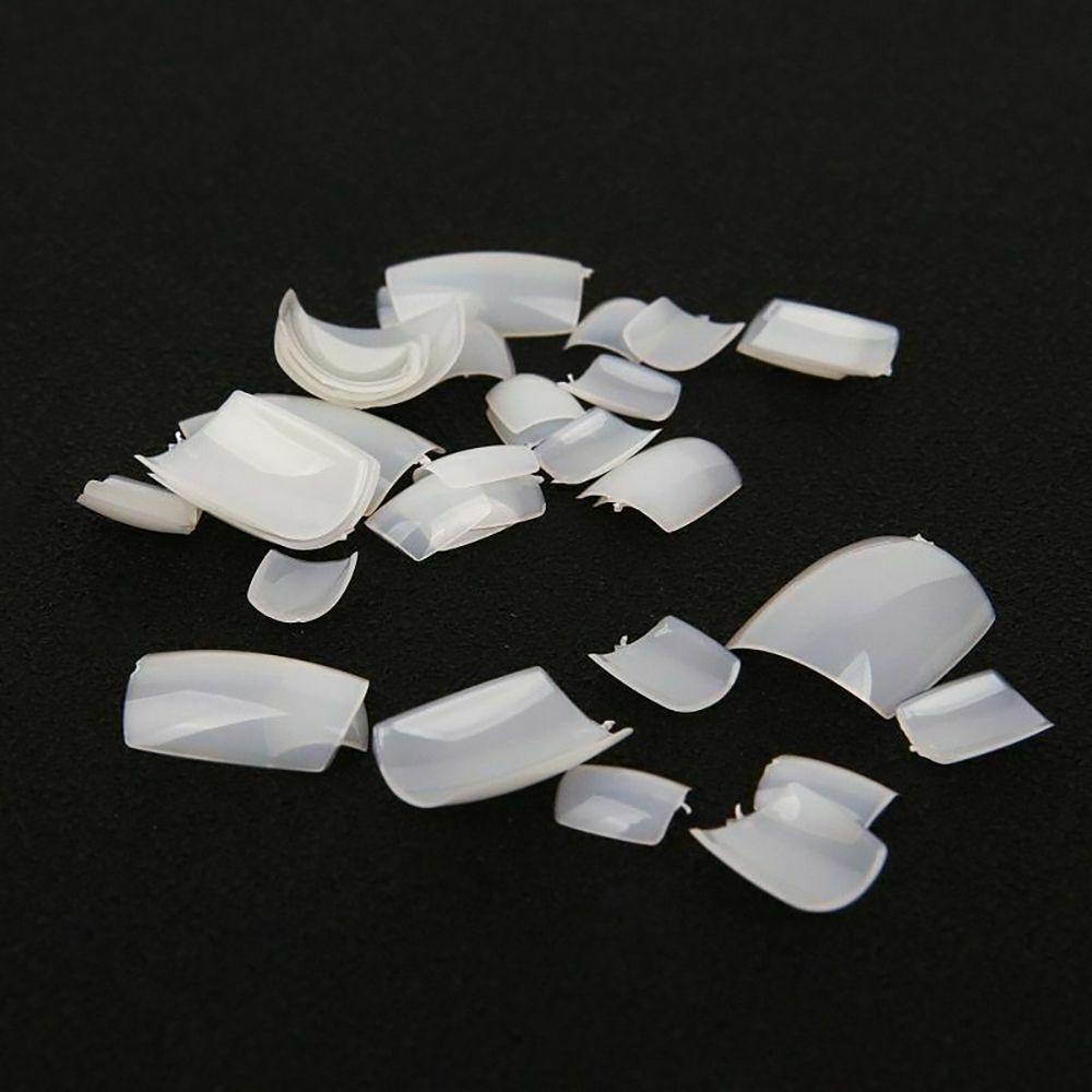 Móng Chân Giả Màu Trắng Trong Suốt Bằng Acrylic BERNARDO