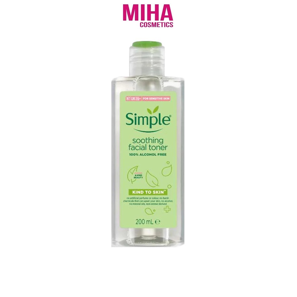 Nước Hoa Hồng Simple Soothing Facial Toner 200ml