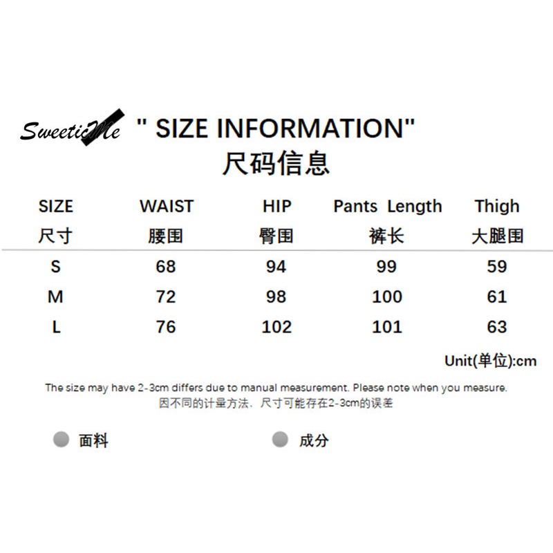 Sweeticme Quần Denim Lưng Thấp Phong Cách Đường Phố Cá Tính Dành Cho Nữ