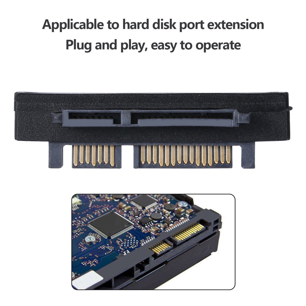 Đầu Chuyển Đổi Sata 22pin (7 + 15) Sang 22pin (7 + 15) | BigBuy360 - bigbuy360.vn