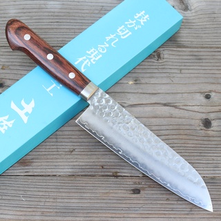 Dao nhật tsuboya santoku 170mm vân búa thép mv cobalt
