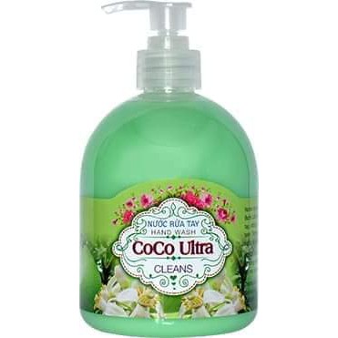 NƯỚC RỬA TAY COCO ULTRA  CHAI 500ML SIÊU TIẾT KIỆM BẢO VỆ KHỎI VI KHUẨN GÂY HẠI