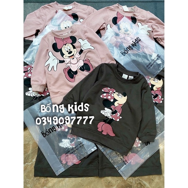 Áo Nỉ Bé Gái Minnie HaM